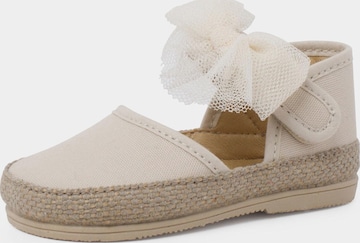 Sandalo di Pisamonas in beige: frontale
