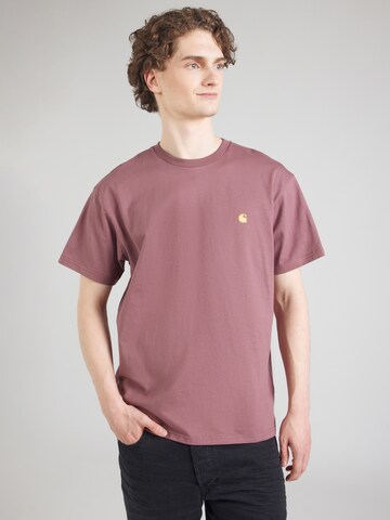 Carhartt WIP Tričko 'Chase' – pink: přední strana
