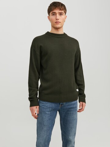 JACK & JONES Sweter 'Jack' w kolorze zielony: przód