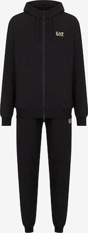 EA7 Emporio Armani - Chándal en negro: frente