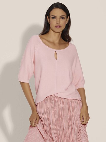 Pull-over MADELEINE en rose : devant