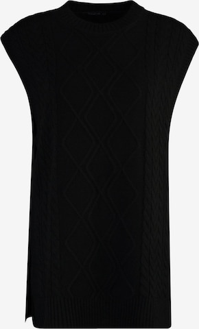 TrendyolPulover - crna boja: prednji dio