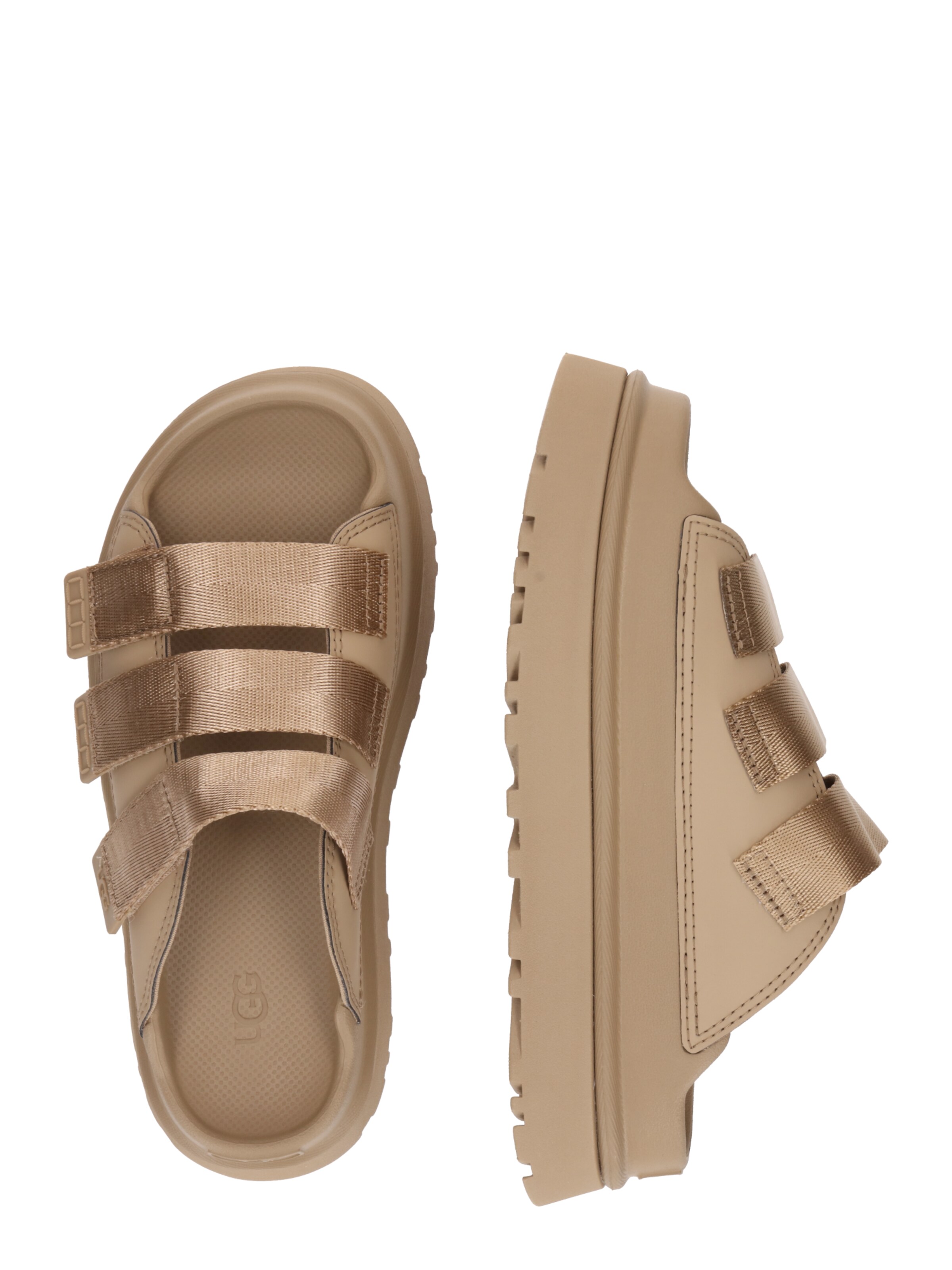 UGG Klapki 'GoldenGlow Slide' w kolorze beżowy