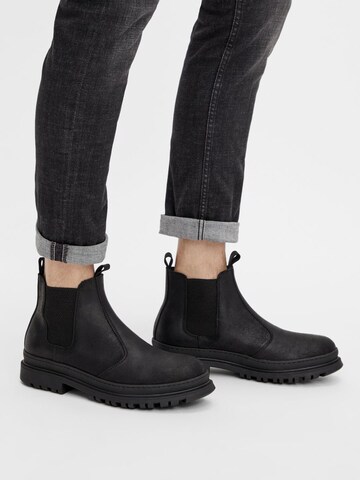 Bianco Chelsea Boots 'Grant' i sort: forside