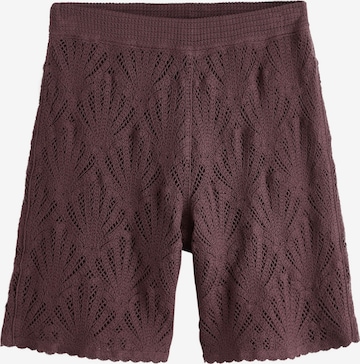 Next Regular Housut värissä ruskea: etupuoli