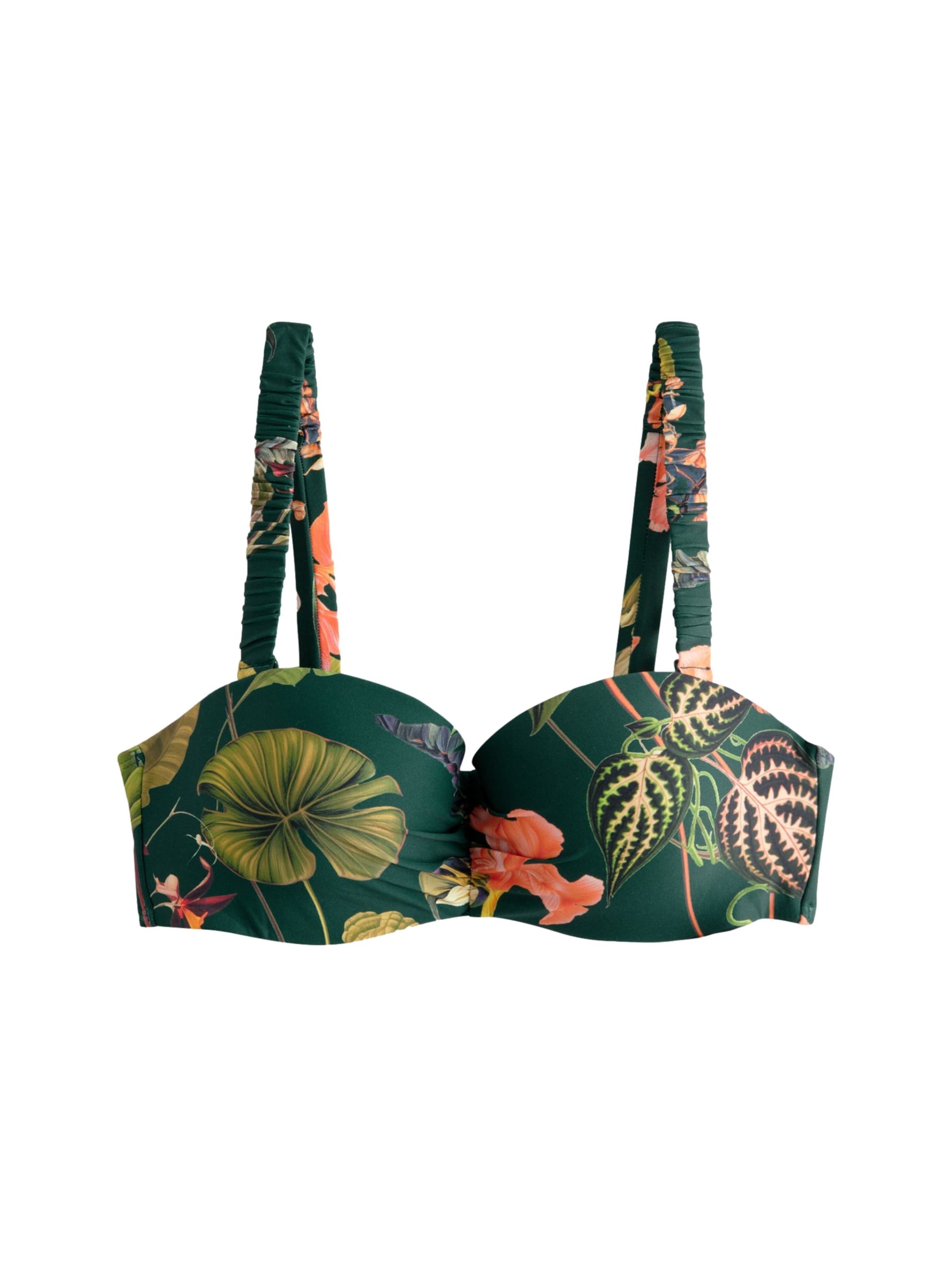Next Balconette Bikiniöverdel i grön: framsida