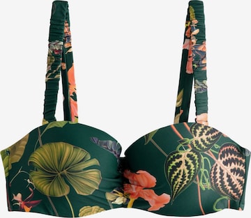 NextBalkonet Bikini gornji dio - zelena boja: prednji dio