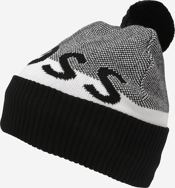 BOSS Kidswear Beanie in Black: front