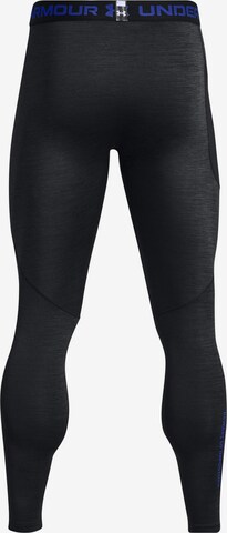 UNDER ARMOUR Skinny Workout Pants 'Cold Gear Armour Twist' in Black
