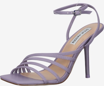 STEVE MADDEN Sandalen met riem in Lila: voorkant