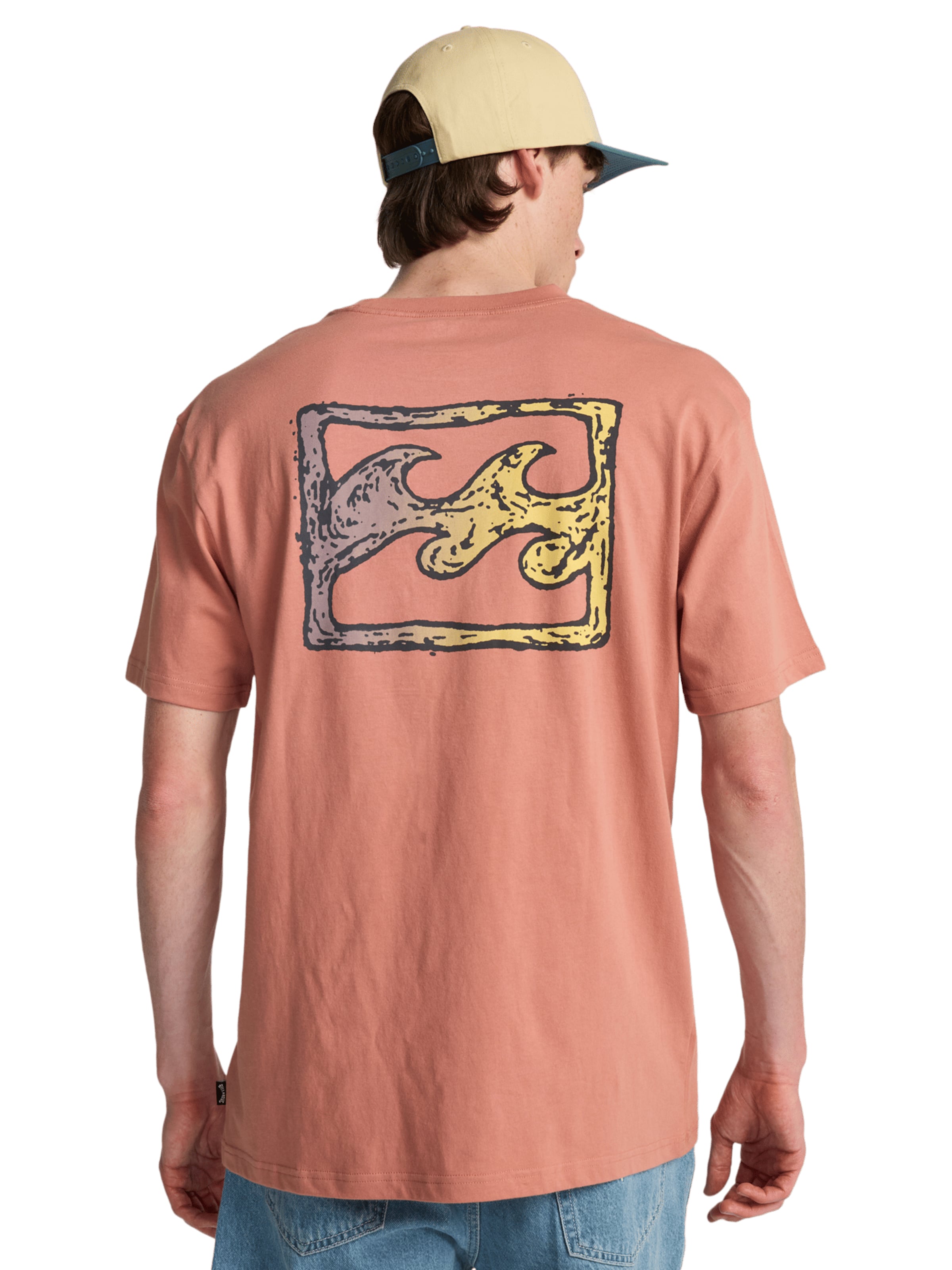 BILLABONG Shirt 'Crayon Wave' in Pink: front