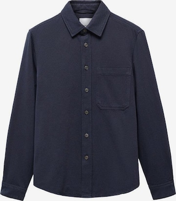 MANGO MAN Regular fit Button Up Shirt 'jay' in Blue: front