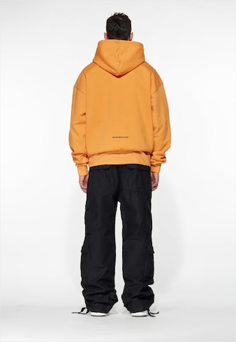 MJ Gonzales Sweatshirt 'Rising' in Orange