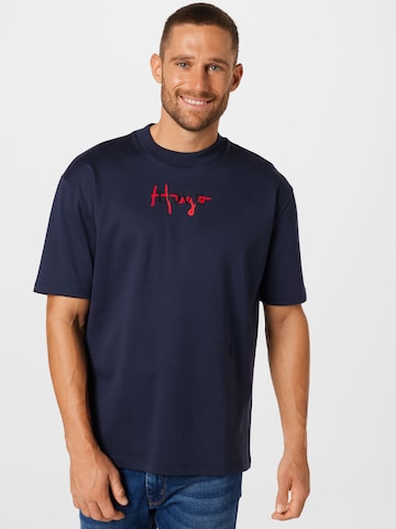 T-Shirt 'Deneziano' HUGO Red en bleu : devant