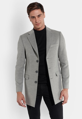 Manteau mi-saison Steffen Klein en gris : devant