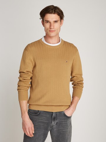 TOMMY HILFIGER Sweater in Brown: front