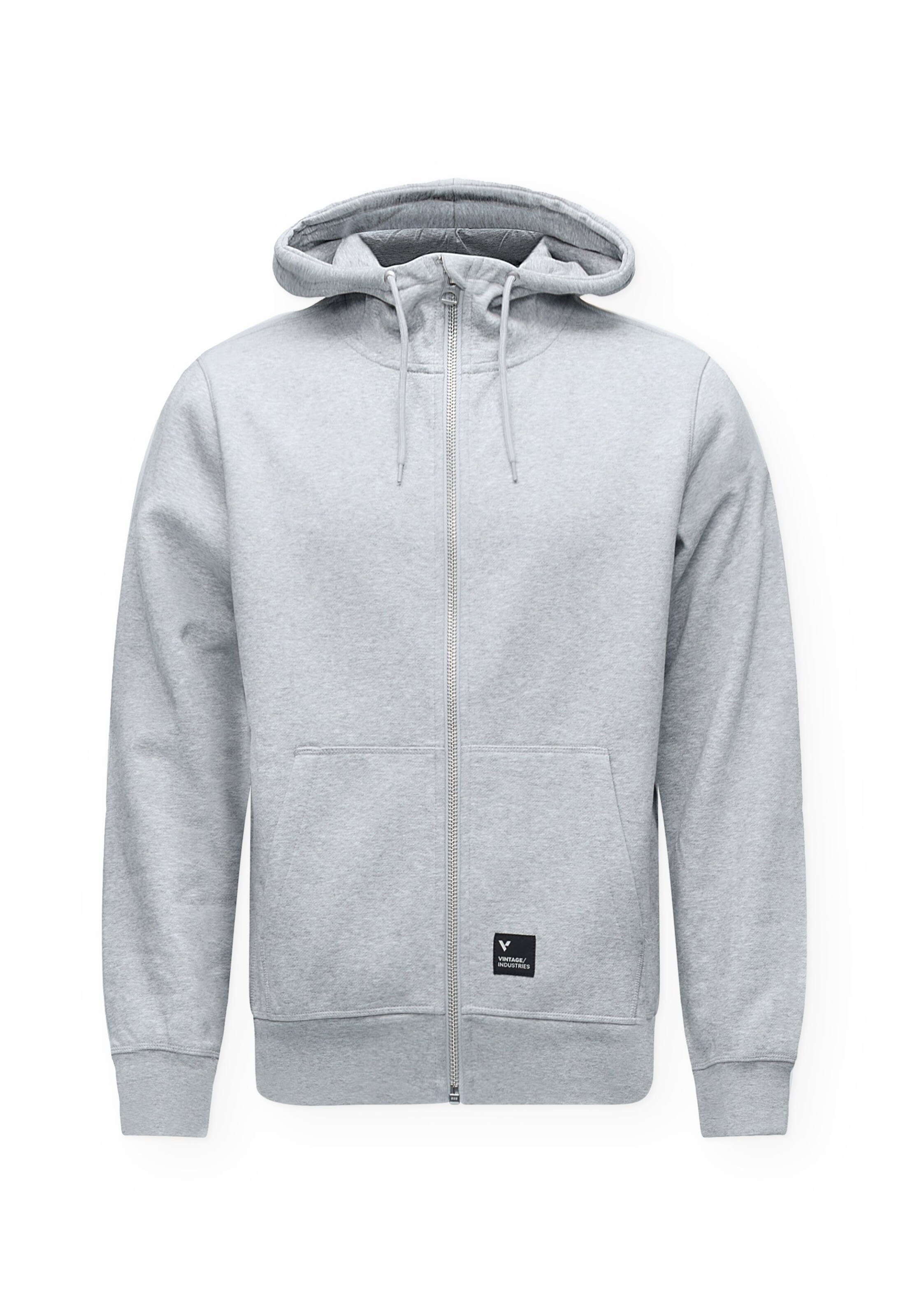 Giacca di felpa 'Redstone' di Vintage Industries in grigio: frontale