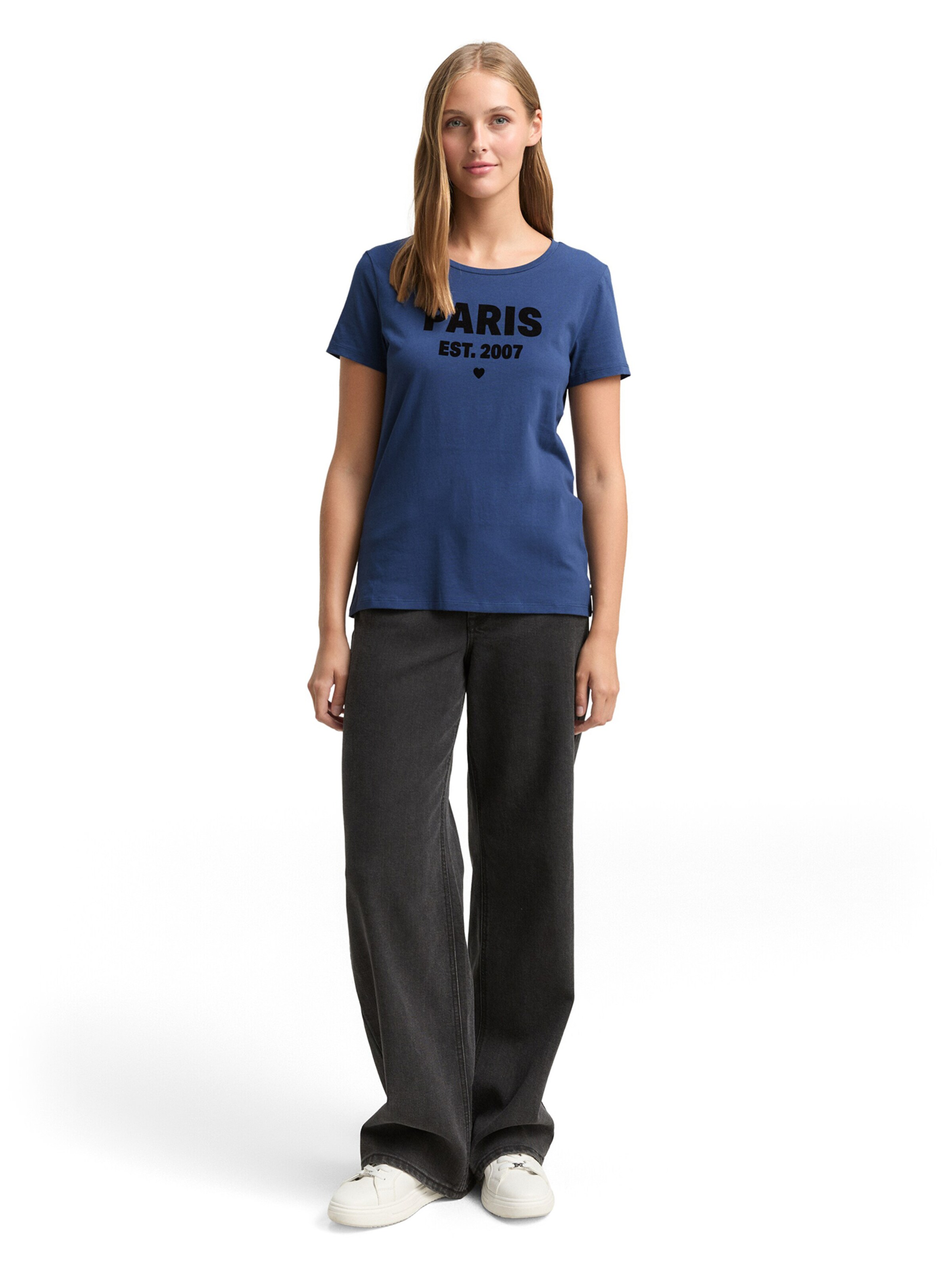 TOM TAILOR DENIM Tričko - Modrá