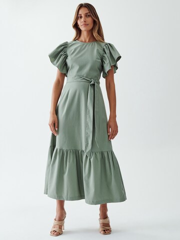 Willa Dress 'FLUTTER' in Green