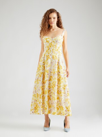 Bardot Φόρεμα 'LILAH' σε κίτρινο: μπροστά