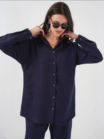 Bigdart - Calças de fato em azul