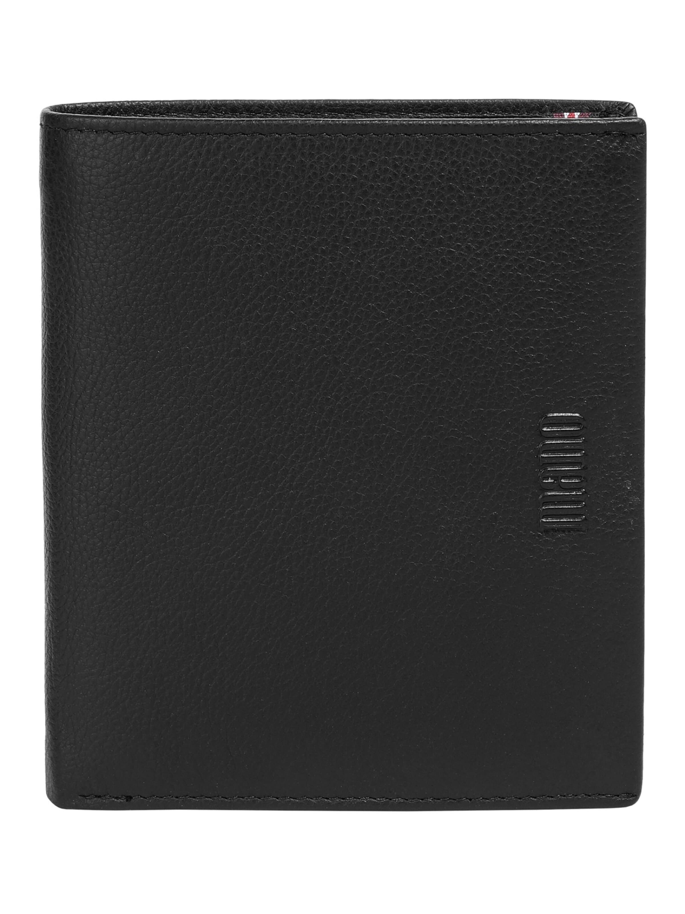 mano Wallet 'MEDIO' in Black: front