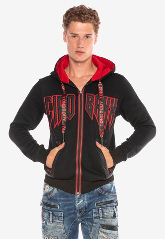 CIPO & BAXX Zip-Up Hoodie in Mixed colors: front