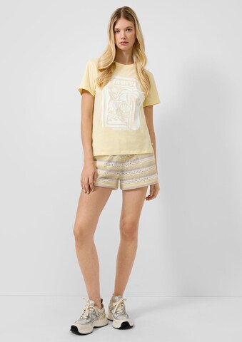 T-shirt QS en jaune
