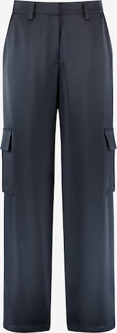 GERRY WEBER Regular Cargobroek in Blauw: voorkant