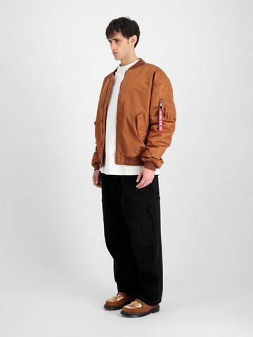 ALPHA INDUSTRIES Prehodna jakna | rjava barva