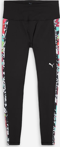 PUMASkinny Sportske hlače - crna boja: prednji dio