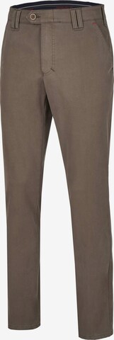 CLUB OF COMFORT Regular Chino Pants 'GARVEY' in Brown