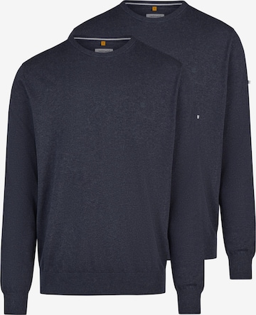 redmond Pullover 'Basic' in Blau: Vorderseite