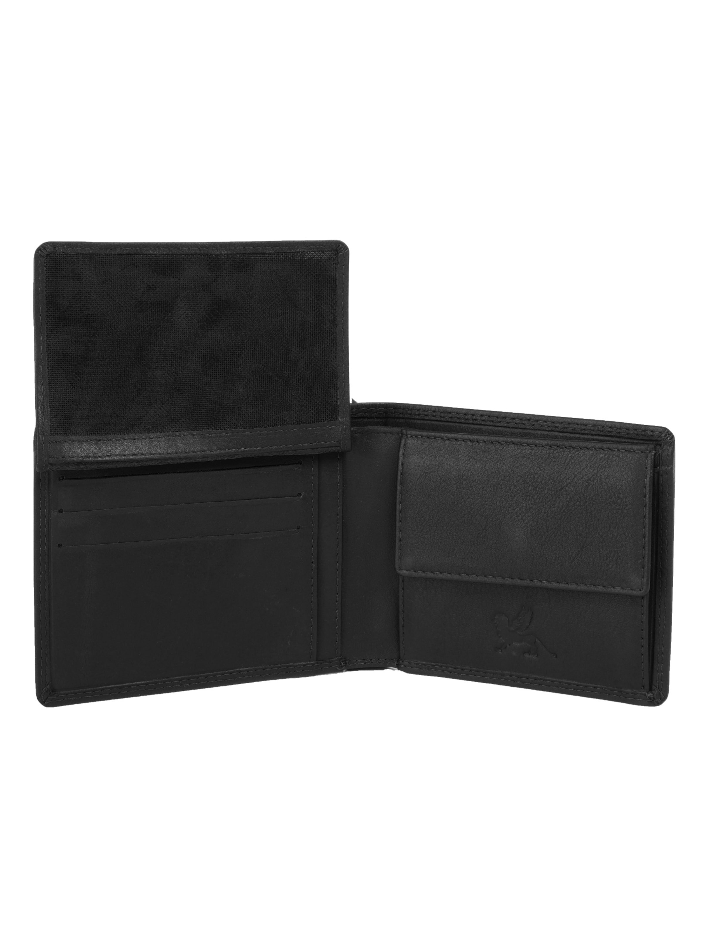 Porte-monnaies 'SUTURA' mano en noir