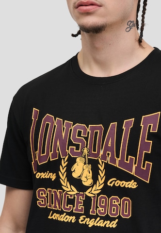 T-Shirt 'Cliffe' LONSDALE en noir