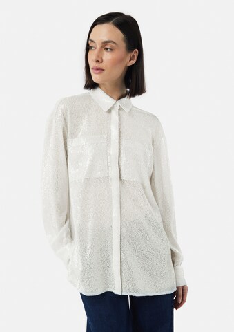 COMMA Bluse in Weiß: Vorderseite