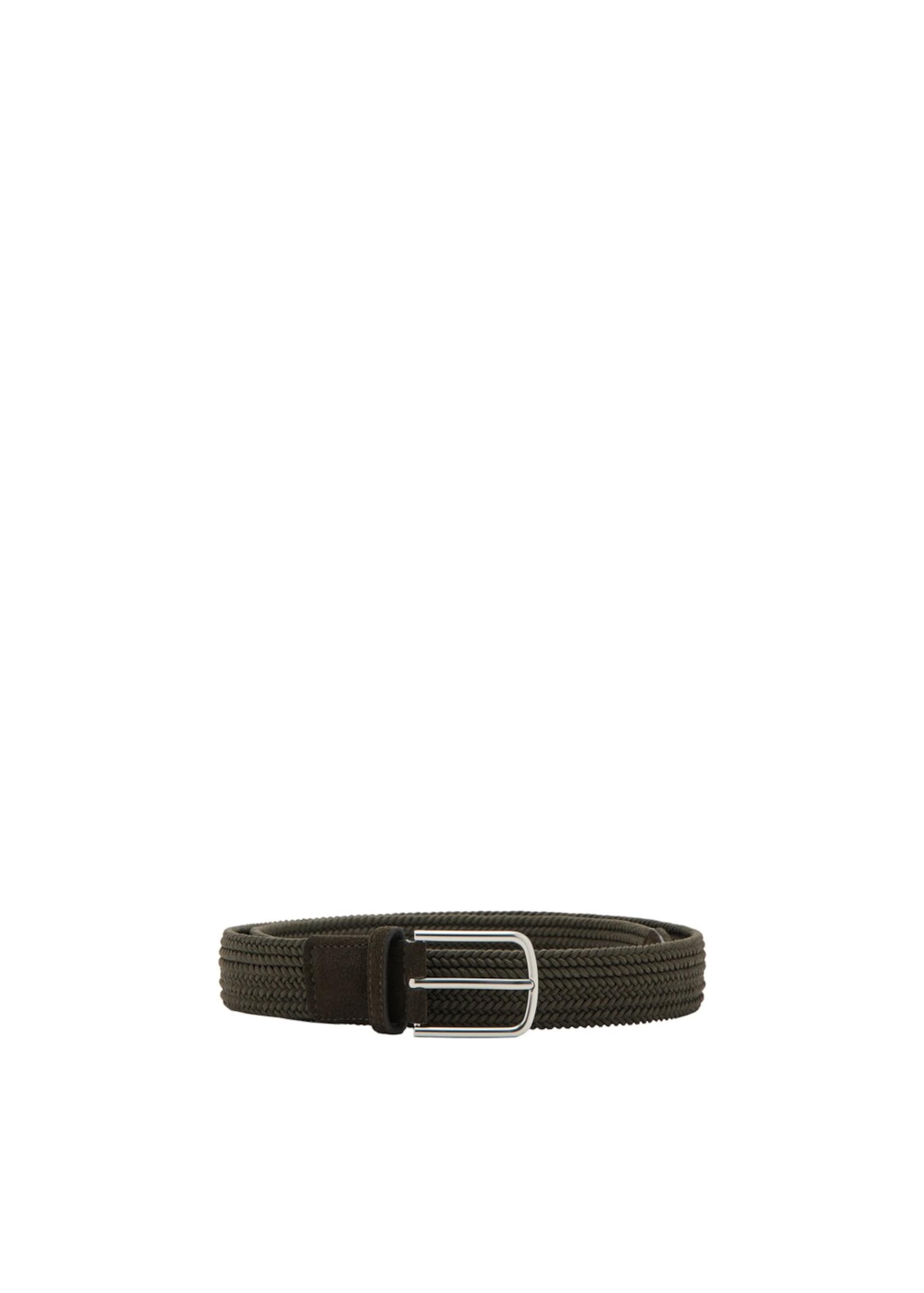 MANGO MAN Belt in Green: front