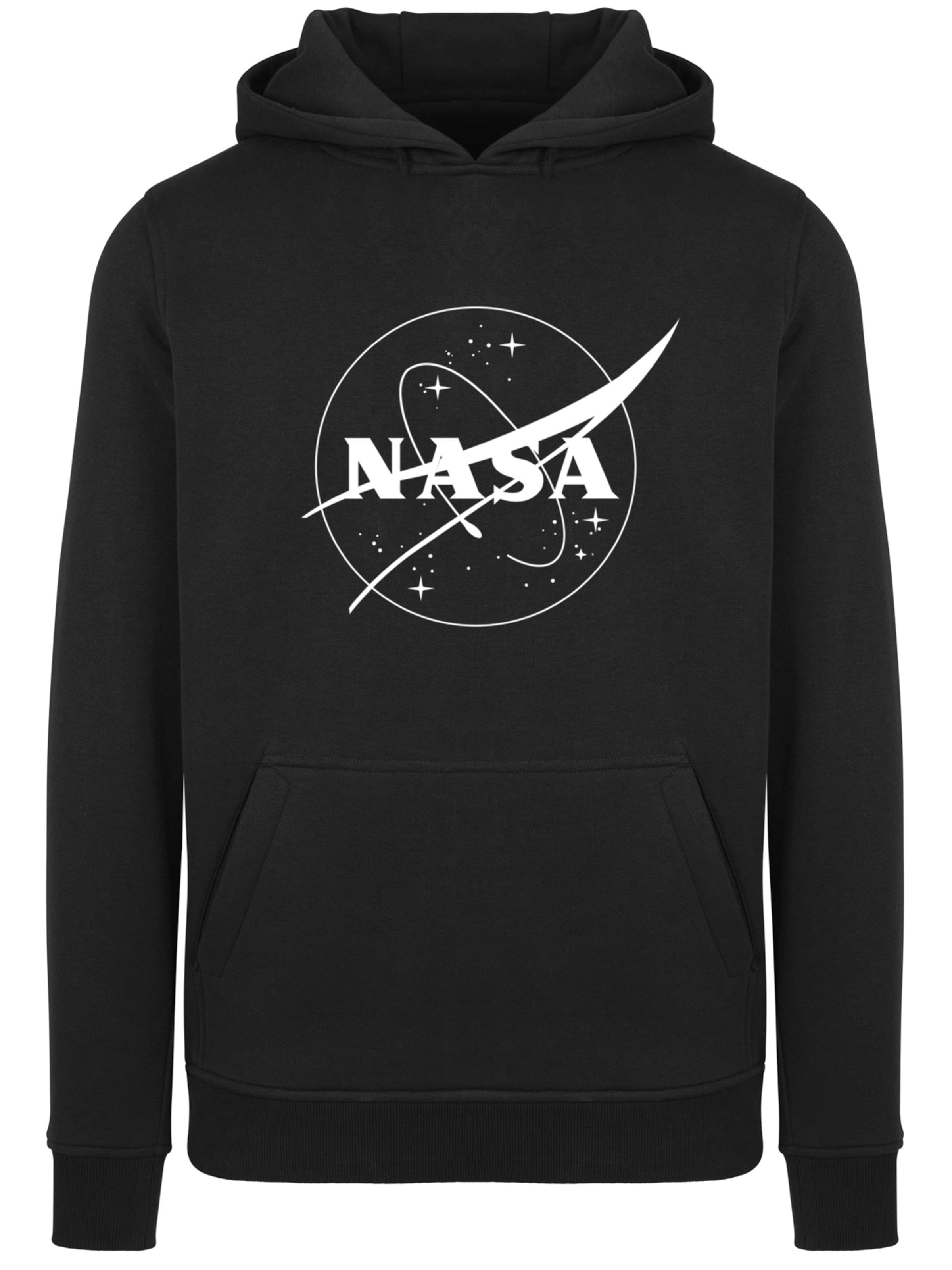 F4NT4STIC Sweatshirt 'Nasa Classic Insignia' in Schwarz: Vorderseite