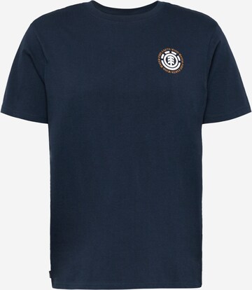 T-Shirt ELEMENT en bleu : devant