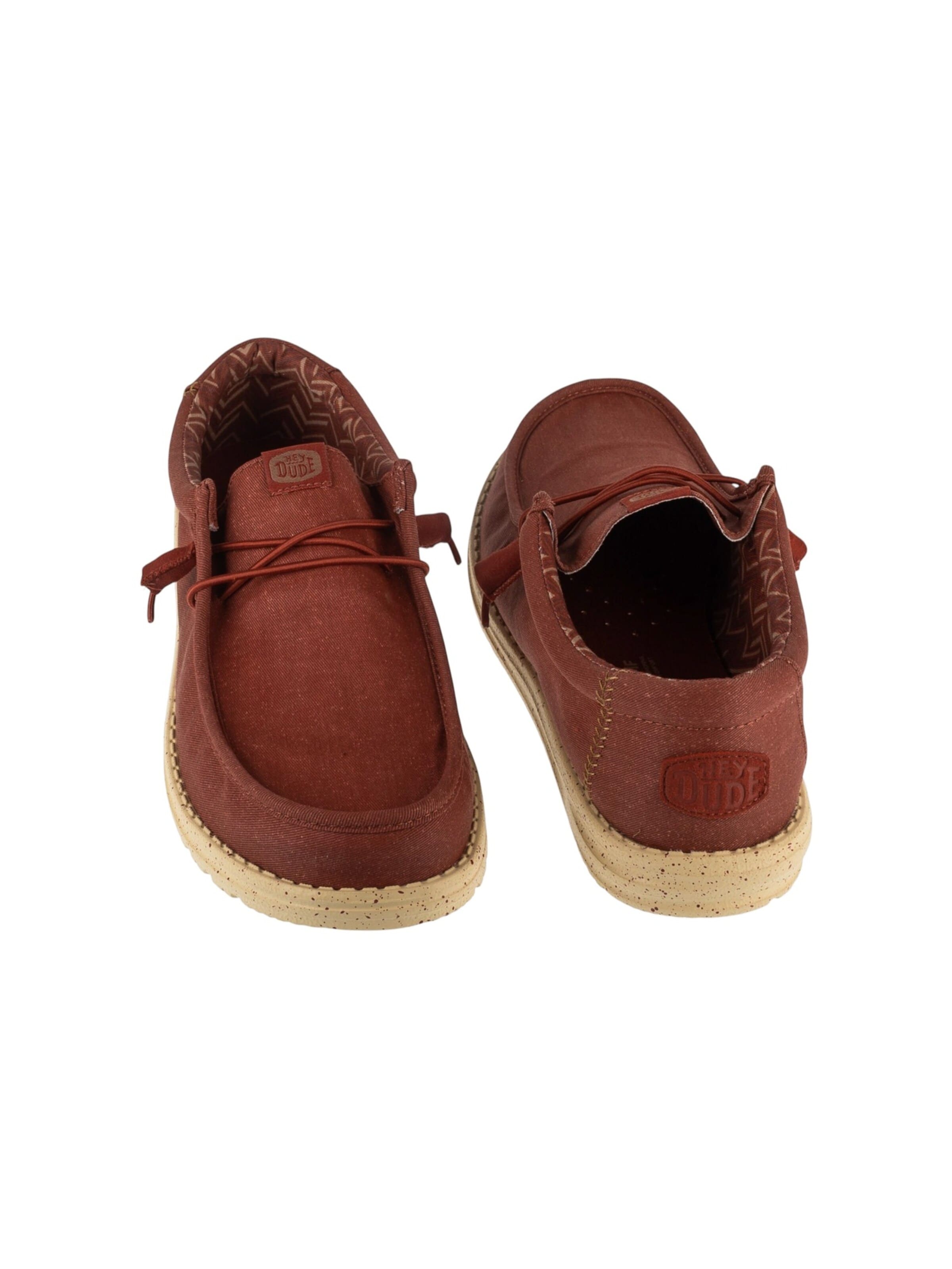 Mocassin 'Hey Dude Wally Stretch Canvas' HEY DUDE en rouge