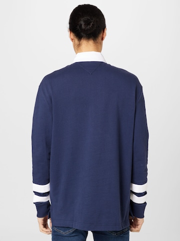 Tommy Jeans Poloshirt 'Varsity' in Blau