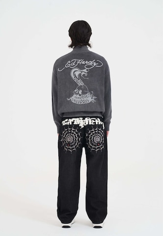 Ed Hardy Kardigan – šedá
