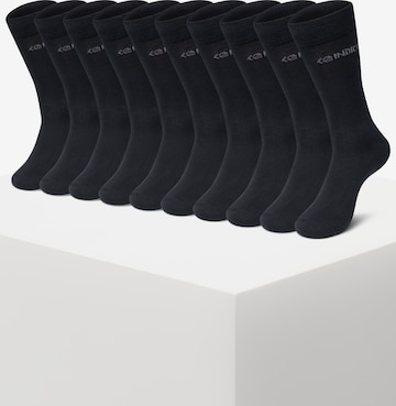 INDICODE JEANS Sokken 'Filtman' in Zwart: voorkant