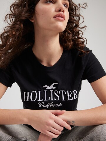 HOLLISTER Tričko – černá