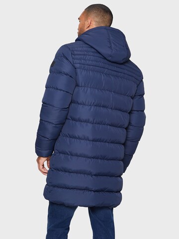 Threadbare Winter jacket 'Pike' in Blue: front