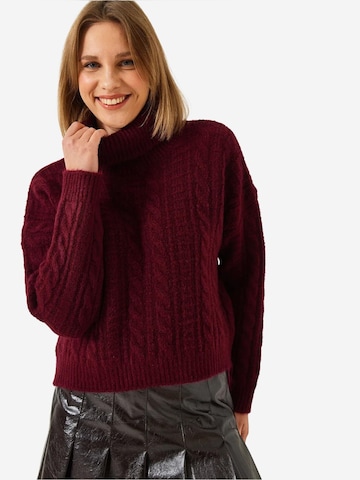 Pull-over 'Pullover' Bianco Lucci en rouge