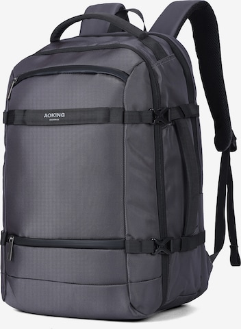 Aoking Backpack in Grey: front