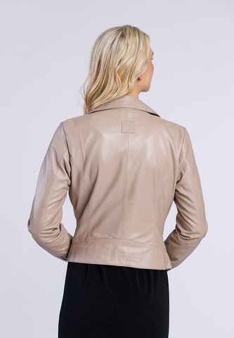 FREAKY NATION Демисезонная куртка ' Bikerjacket ' в Бежевый