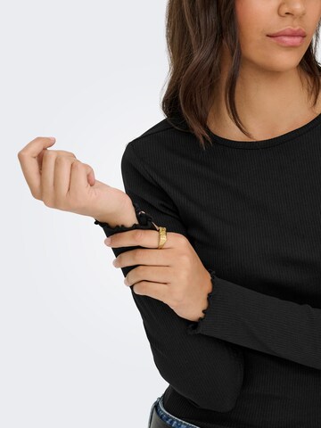 ONLY Shirt in Schwarz