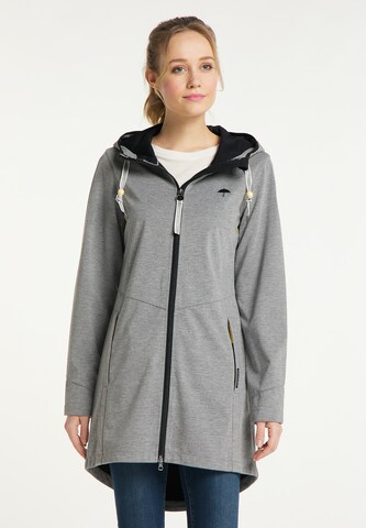 Schmuddelwedda Raincoat in Grey: front